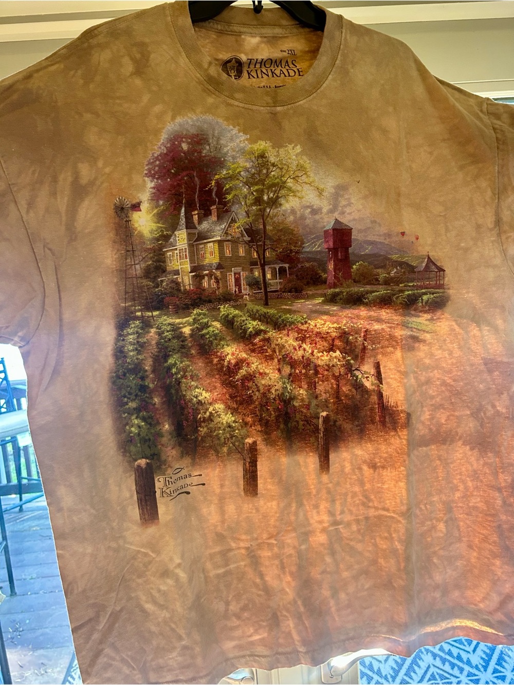 Thomas Kinkade Vineyard Homestead Tee